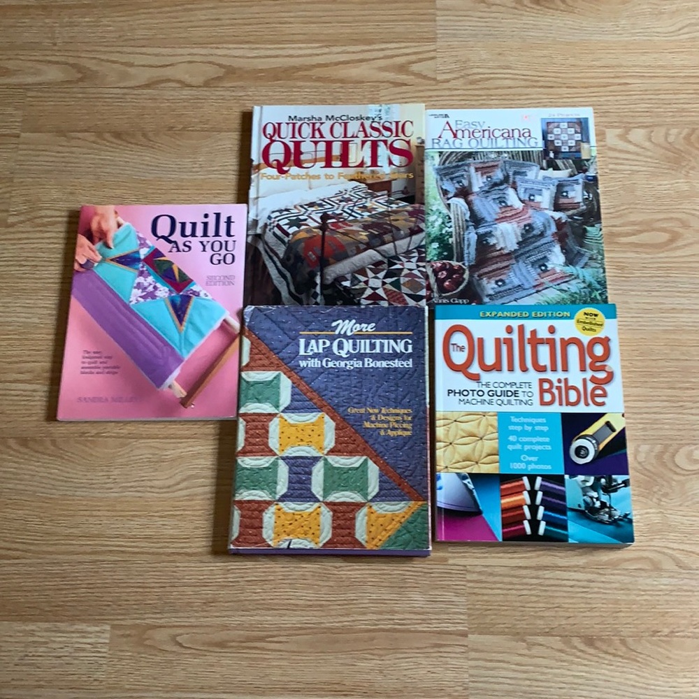 Lot of 5 Quilting Books